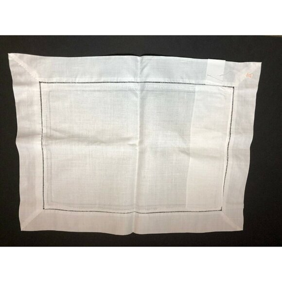 Clever Fingers Other - Clever Fingers Linen White Cutwork Bread Roll Muffin Covers lot of 2 NEW GIFT